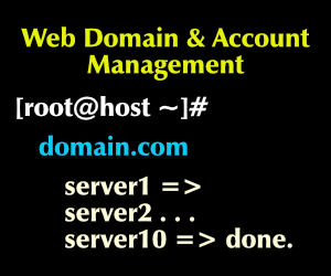 DataVarius Web Domain and Account Management Application